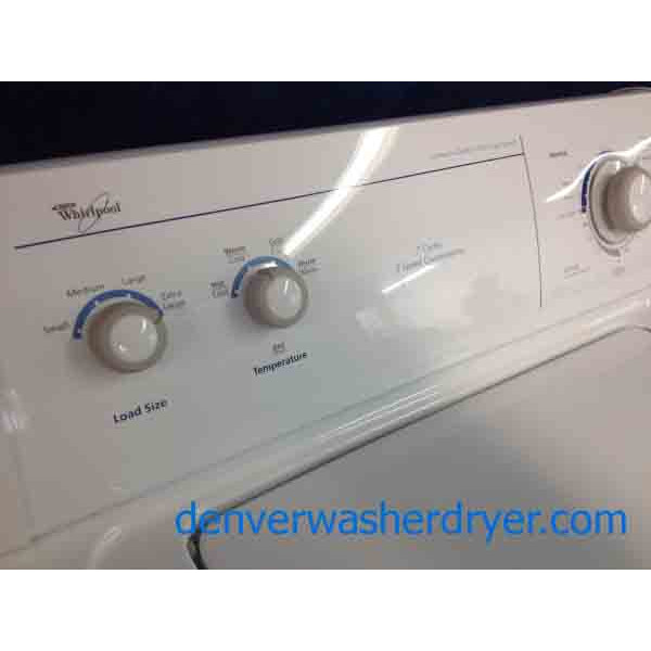 Whirlpool Washer/Dryer, Extra Large Capacity
