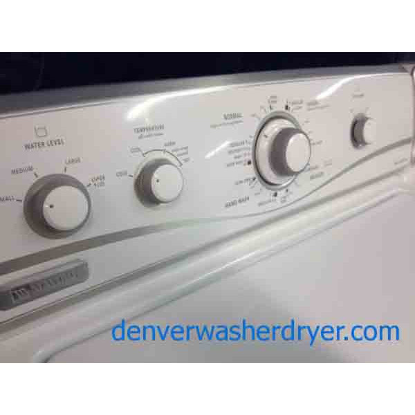 Maytag Dependable Care Washer/Dryer, nicer, newer