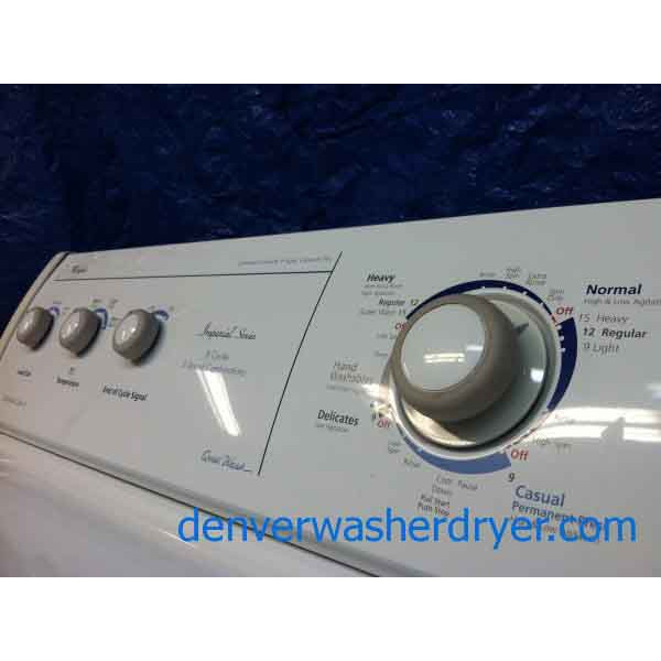 Wonderful Whirlpool Washer/Dryer