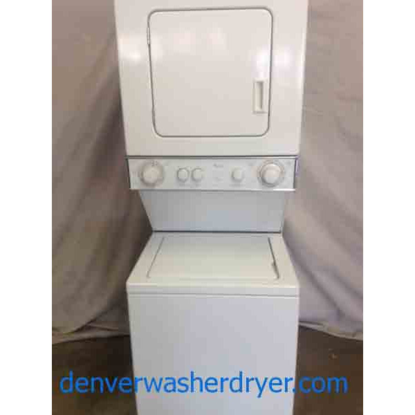 24" Stacked Whirlpool Washer/Dryer Set 1890 Denver Washer Dryer