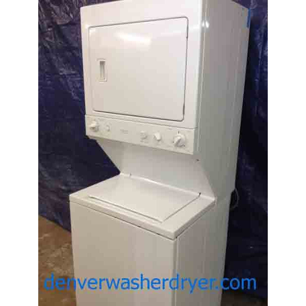GE Spacemaker, Stack Washer/Dryer, 27″ Full Size