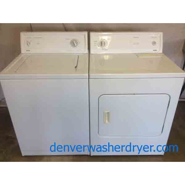 Basic, Easy-to-Use Kenmore Washer/Dryer Set