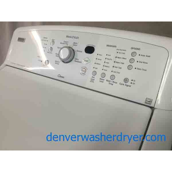 Kenmore Elite Oasis He Washer Reset