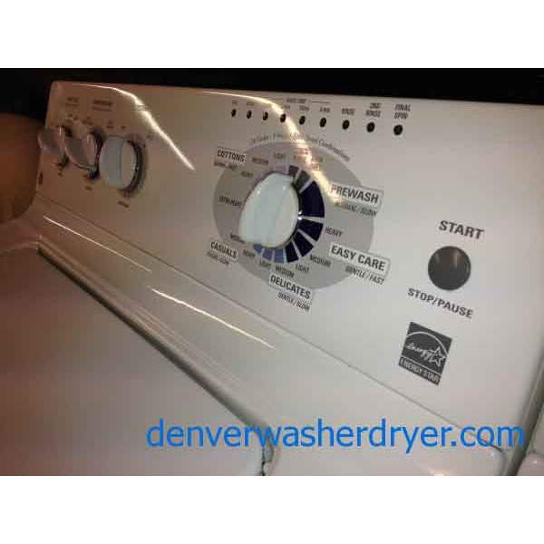 High End GE Washer/Dryer, Great Condition