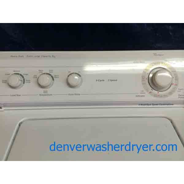 Whirlpool Washer, Extra Large Capacity, Direct Drive