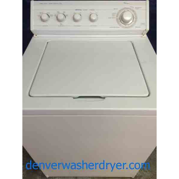 Whirlpool Washer, Super Capacity Plus