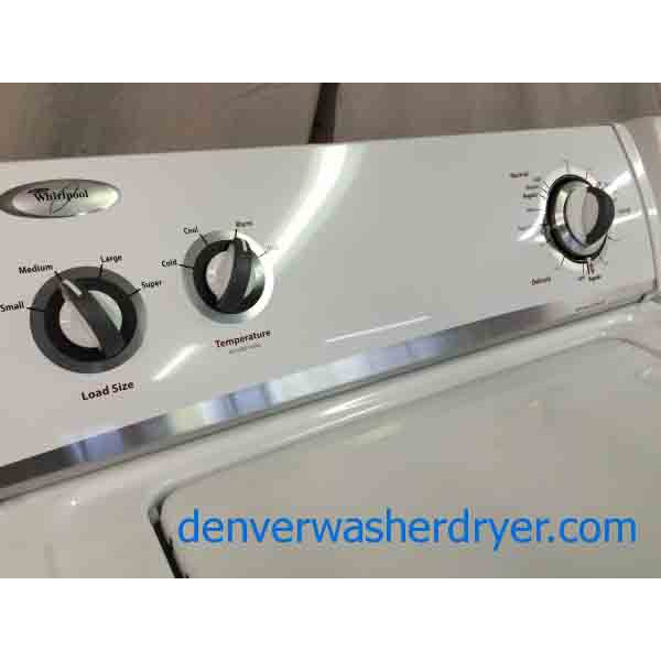 Whirlpool Washer/Dryer, Stunning! Lightly Used! Like-New