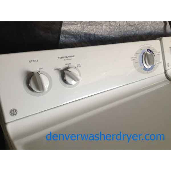 GE Washer/Dryer, simple and elegant