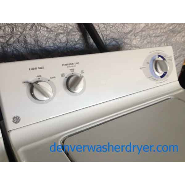 GE Washer/Dryer, simple and elegant