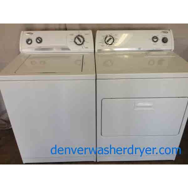 Basic, Heavy Duty Whirlpool Washer/GAS Dryer Set!