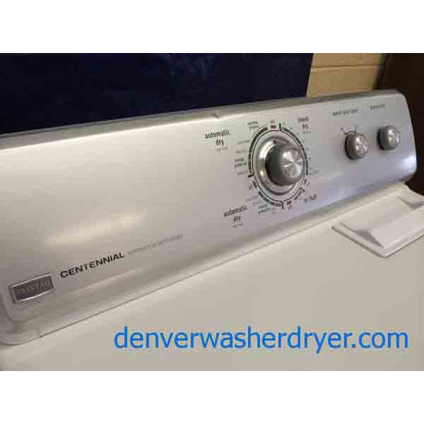 Maytag Washer/Dryer Set, Direct Drive, Stainless Basket, So Nice