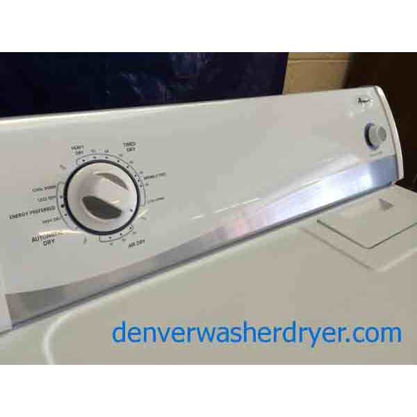 Amana Washer/Dryer Set, by Whirlpool, Heavy Duty Direct Drive, Perfect Condition! 1565