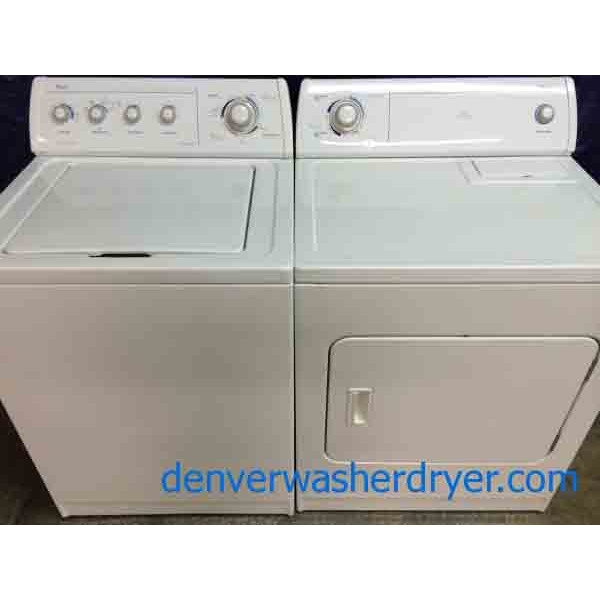 Whirlpool Washer/Dryer, Super Capacity Plus, Solid, Dependable 1574