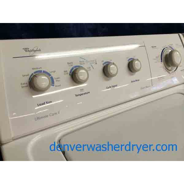 Whirlpool Washer/Dryer, Super Capacity Plus, Solid, Dependable 1574