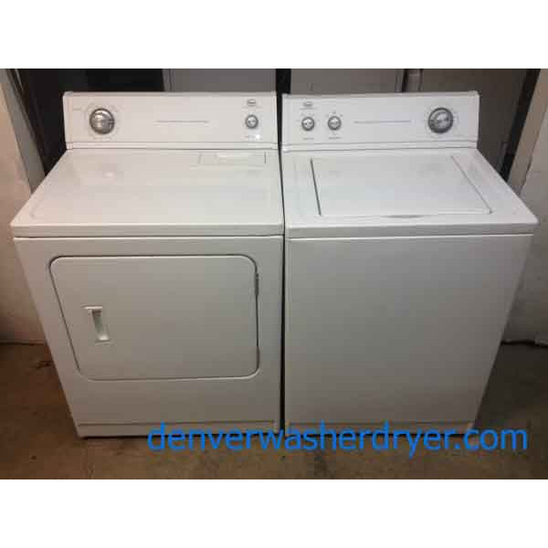 Great Roper (By Whirlpool) Washer/Dryer Matching Set