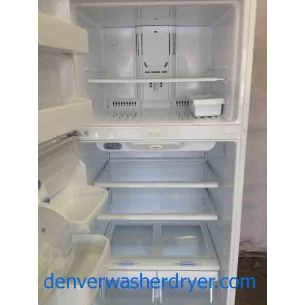 19 Cu. Ft. LG White Refrigerator!
