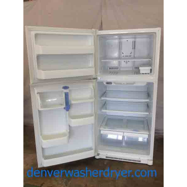 19 Cu. Ft. LG White Refrigerator! 2157 Denver Washer Dryer