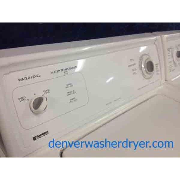 Kenmore Super Capacity Washer/Dryer Set, Simple