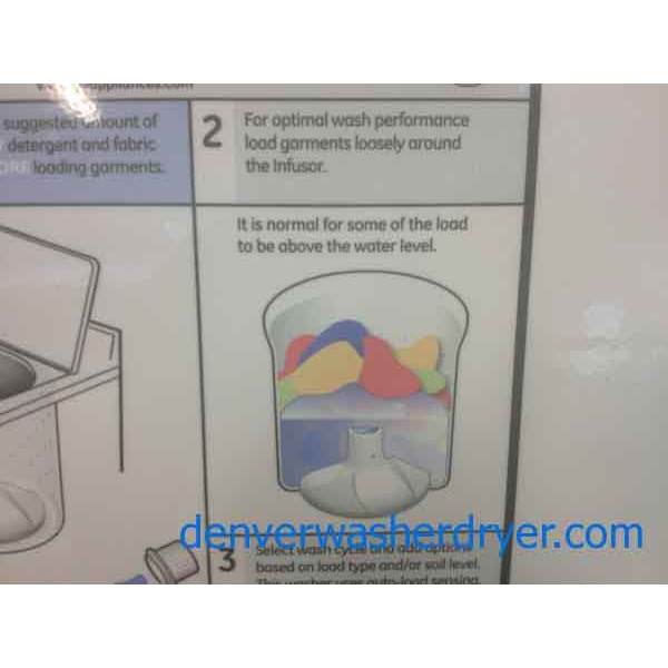 GE Washer/Dryer, Newer, HE