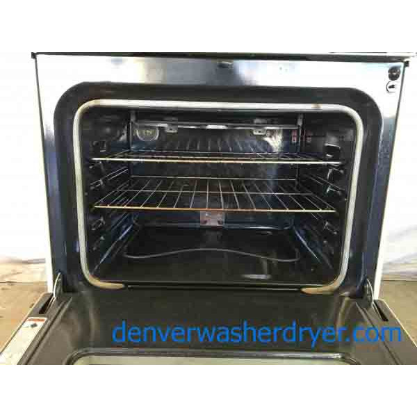 High End Kitchen Aid Glass Top Stove, Beige