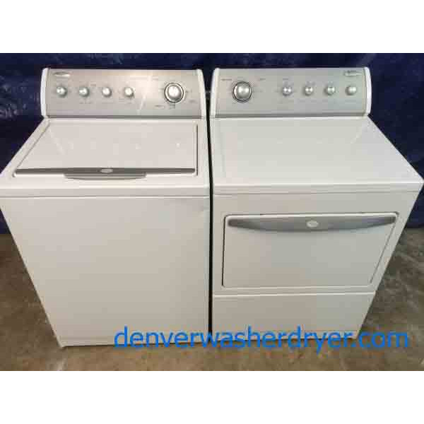 Whirlpool Gold Washer/Dryer Set, Super Capacity Plus!