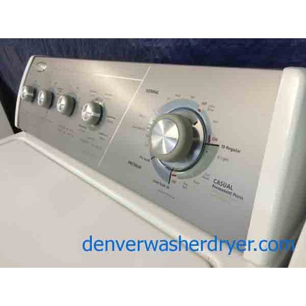 Whirlpool Gold Washer/Dryer Set, Super Capacity Plus!