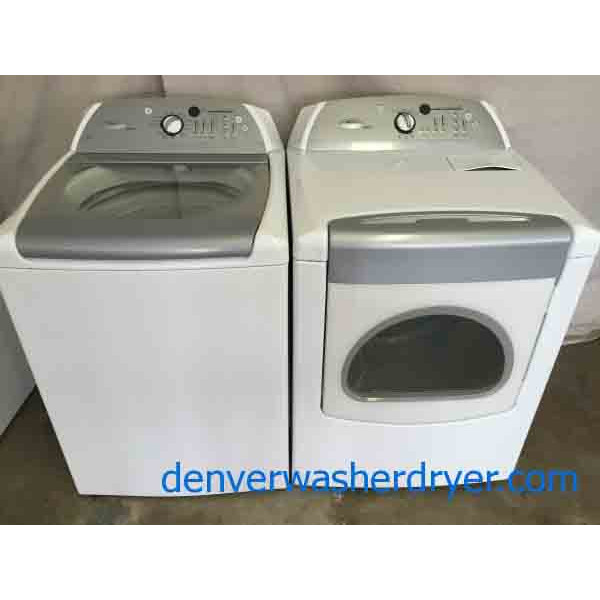 High Efficiency Whirlpool Cabrio Washer/Dryer Matching Set, Gas Dryer!