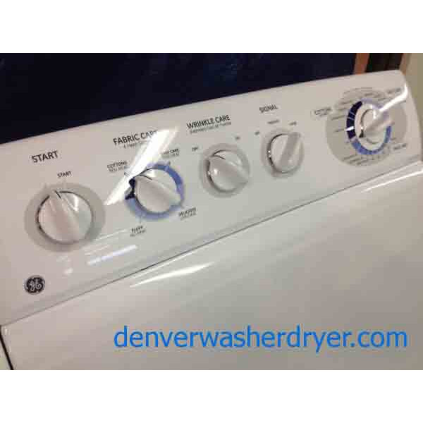 GE Washer/Dryer Set, Awesome recent models, fully featured