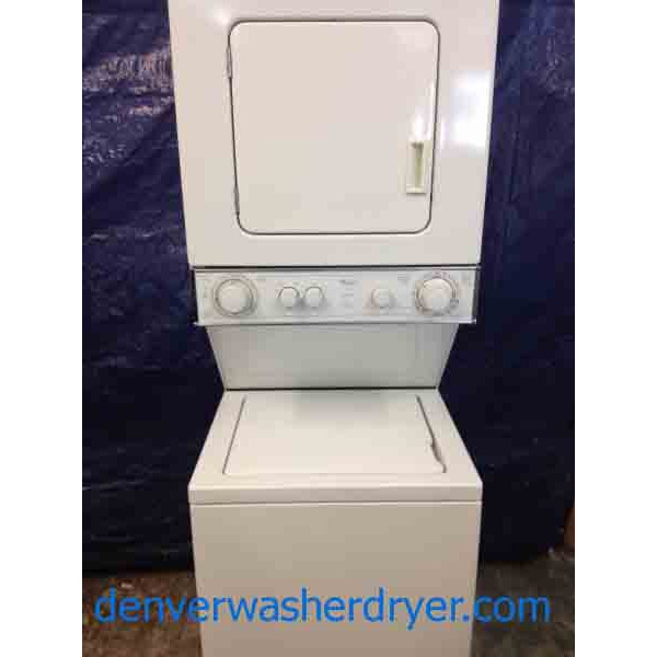 Whirlpool Thin Twin 24inch Stack Washer/Dryer, excellent condition!