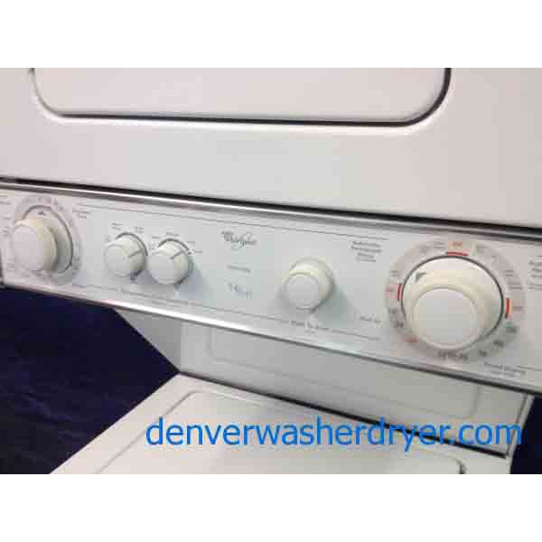 Whirlpool Thin Twin 24inch Stack Washer/Dryer, excellent condition!
