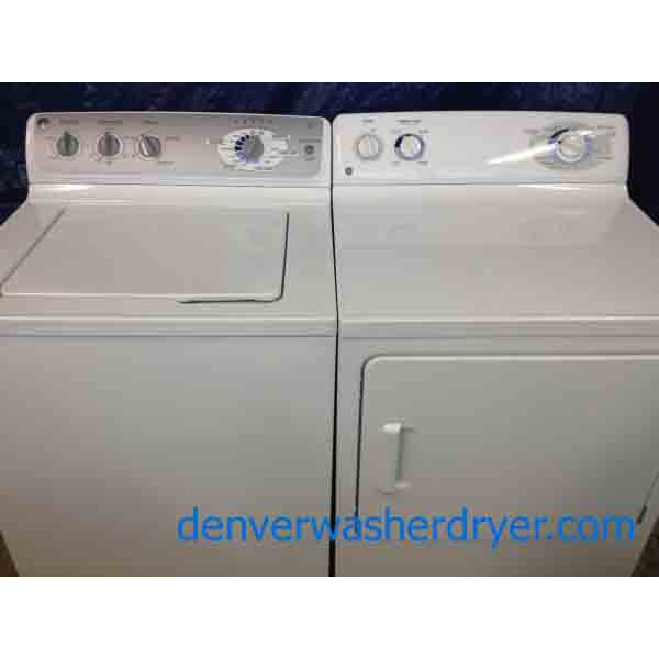 GE Washer/Dryer, Stainless Steel, Energy Star