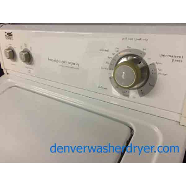 Heavy-Duty, Super Capacity Washer/Dryer Set