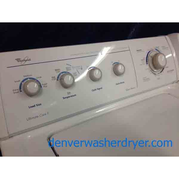 Whirlpool Ultimate Care II, Super Capacity Plus Washer/Dryer Set!