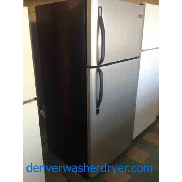 Sleek Frigidaire Stainless Steel Refrigerator!