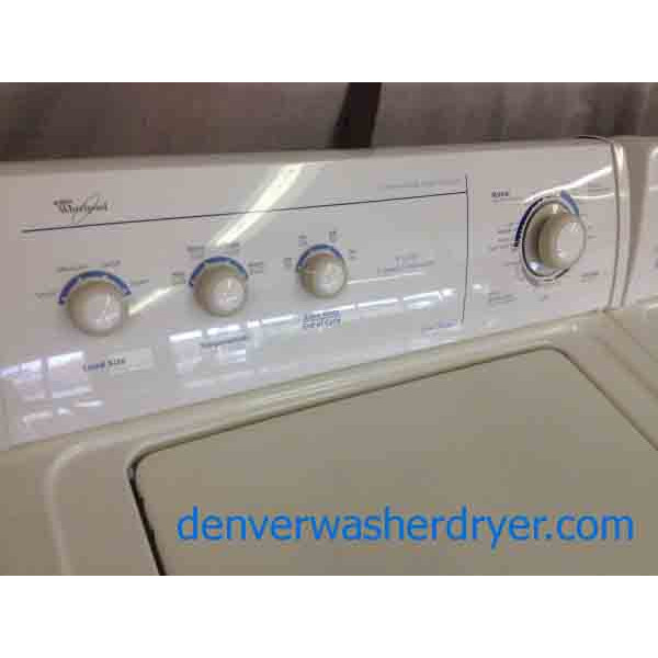 Super Capacity Plus Whirlpool Washer/Dryer Set!