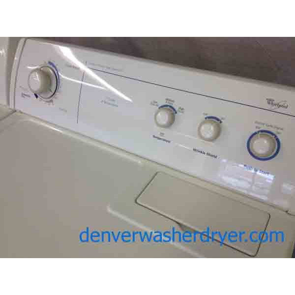 Super Capacity Plus Whirlpool Washer/Dryer Set!
