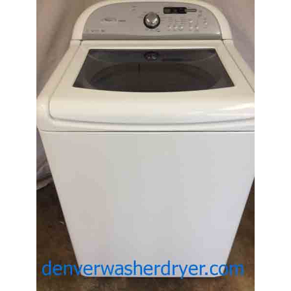 High-Efficiency Agitator-less Whirlpool Cabrio Washer!