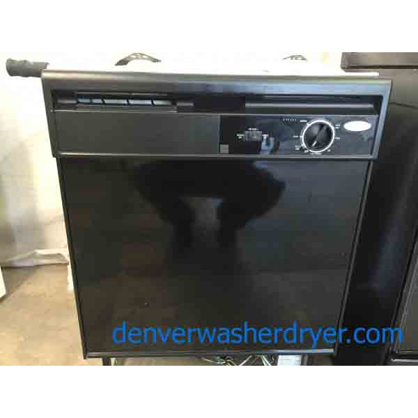 Black Whirlpool Kitchen Appliance Bundle, Great Condition and Matching