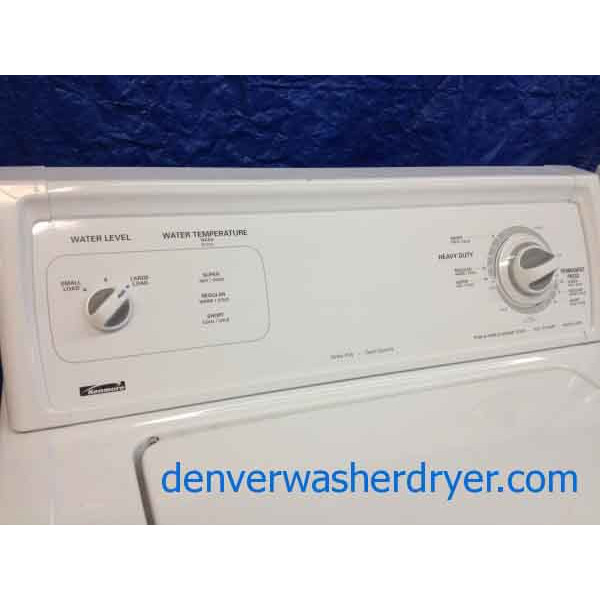 Kenmore Washer/Dryer, solid and simple