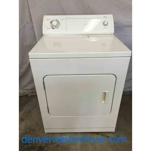 Beige Heavy Duty Whirlpool Dryer, Great Shape
