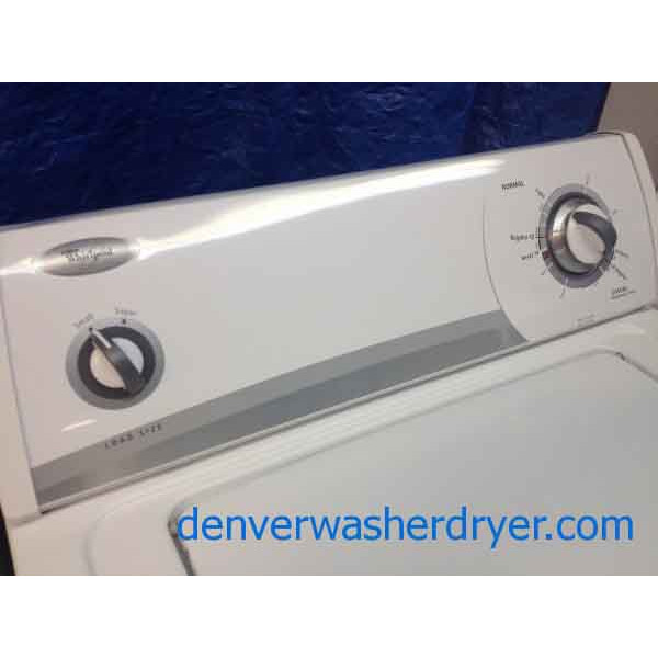 Whirlpool Washer/Dryer, simple and solid.