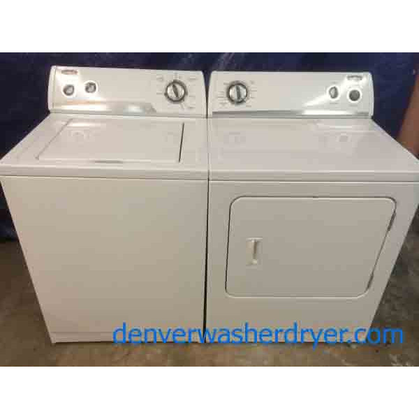 Reliable Whirlpool Washer/Dryer Matching Set, Great Units! E102