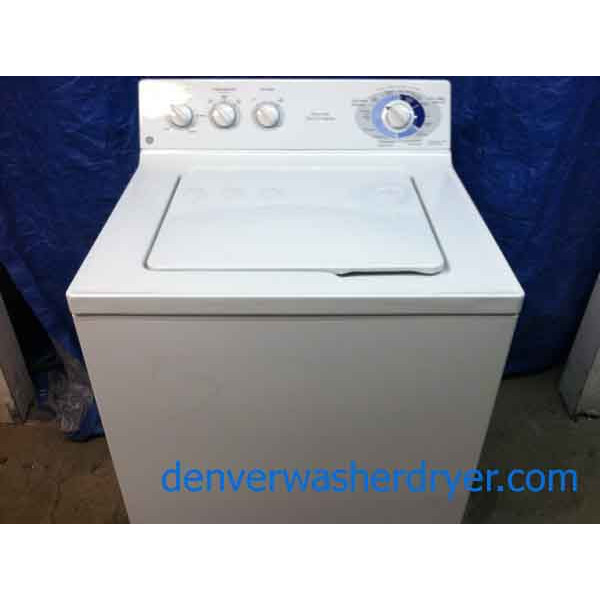 Glorious GE Washer, Stainless Tub