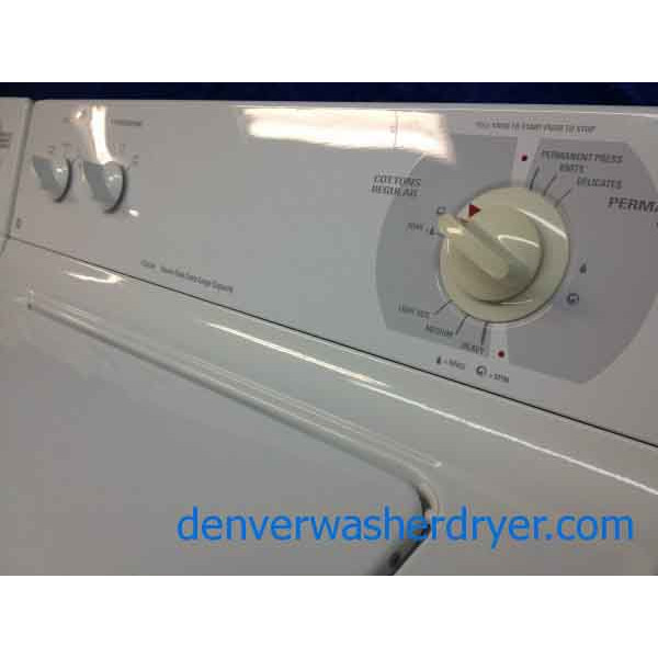 Reliable GE Matching Washer/Dryer Set