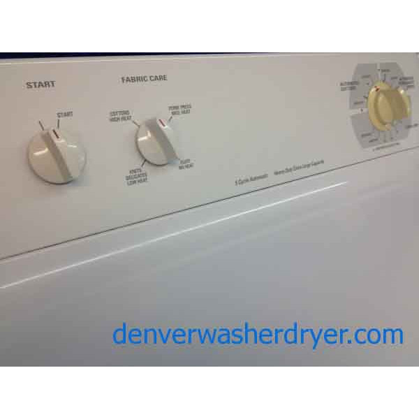 Reliable GE Matching Washer/Dryer Set