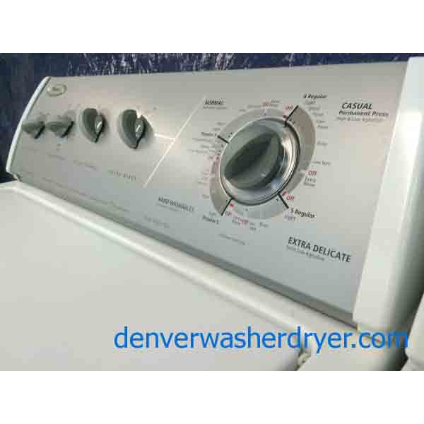 Whirlpool Washer/Dryer, Super Capacity Plus!