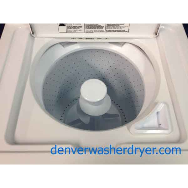 Estate Washer by Whirlpool, clean and solid