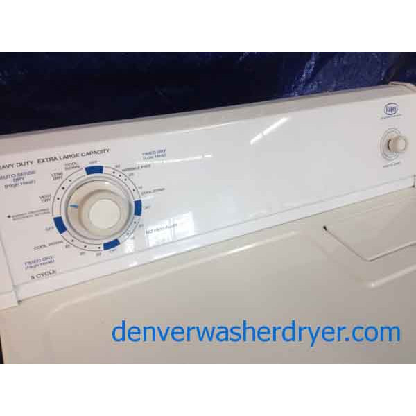 Roper Washer Dryer, great condition, super capacity