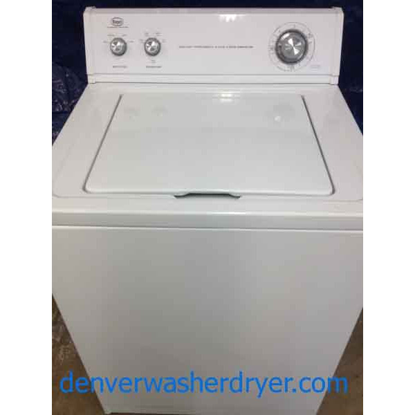 Roper Washer, by Whirlpool, Super Capacity 1162 Denver Washer Dryer