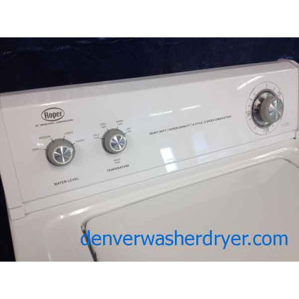 Roper Washer, by Whirlpool, Super Capacity 1162 Denver Washer Dryer